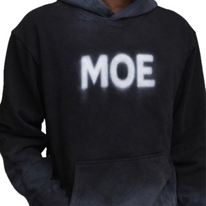 Sweat à capuche épais en molleton 450 GSM, coton et polyester, coupe oversize, impression par pulvérisation, logo personnalisé, streetwear, OEM - Product Image 3