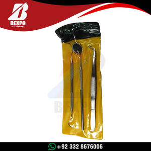 Kit d'examen dentaire, hygiène de base, pince, miroir, explorateur, kit d'outils de nettoyage - Product Image 5