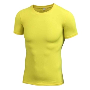 T-shirt sportif personnalisé pour hommes 85% polyester à séchage rapide Gym Run Sublimation imprimé style sportif vierge vente en gros - Product Image 4