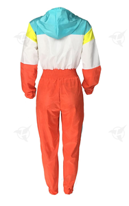 Meilleurs nouveaux survêtements de mode pour femmes coupe-vent en nylon personnalisé pour filles vente en gros de matériel en nylon pour les femmes pas cher prix OEM - Product Image 6