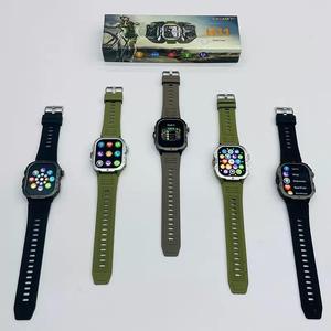 Montre connectée de sport H11 pour l'extérieur, écran tactile IPS 41-43 mm, boîtier en alliage, bracelet en caoutchouc, charge magnétique, moniteur de fréquence cardiaque, appels - Product Image 1