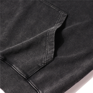 Sweat à capuche vintage en éponge française 100% coton personnalisé de haute qualité pour hommes - Product Image 6