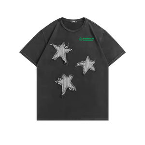 เสื้อยืดผู้ชายคอกลม แขนปกติ ผ้าฝ้าย 100% น้ำหนัก 300 กรัม พิมพ์ลายดิจิตอล ปักโลโก้ตามสั่ง ทรงหลวม สวมใส่สบาย เป็นมิตรต่อสิ่งแวดล้อม - Product Image 3