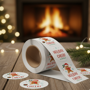 Feuille d'étiquettes rectangulaires personnalisées Impression personnalisée Logo Autocollants en papier adhésif Matériaux recyclés pour la promotion de l'image de marque - Product Image 5