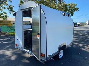 Remorque mobile extérieure de nourriture Chariot mobile d'usine de nourriture de rue Camion mobile de nourriture en vente Acier personnalisé - Product Image 6