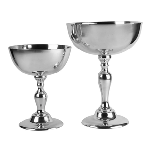 Bol rond décoratif en métal en laiton AK avec grand support de base en multicolore ensemble de 2 bols personnalisés pour vaisselle/ustensiles de cuisine - Product Image 2