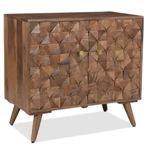 Miami Accent Cabinet. accent cabinet brings convenient storage and eye-catching texture to any corner