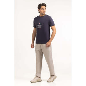 Camisetas Relax Fit 100% Algodón, Jersey Comprimido, Transpirable y Antiarrugas con Logotipo Sólido, Tallas MN-TS-SS25-027 - Product Image 5
