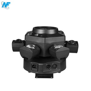 Luces Láser DJ RGBW de Seis Brazos con Efecto Ojo de Abeja, Haz de Luz de 6 Brazos, Blanco Cálido, Rojo, Modo de Control DMX512 para Escenarios - Product Image 3