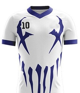 Ropa deportiva profesional personalizada para jóvenes: conjuntos de uniformes de fútbol sublimados con su propio diseño y logotipo que incluyen camisetas y pantalones cortos - Product Image 4