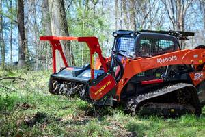 Venta caliente Kubota Skid Steer Mulcher, desbrozadora forestal de alta resistencia, al por mayor precio de fábrica, equipo de la mejor calidad - Product Image 2