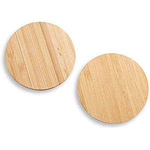 Posavasos de madera de nogal y bambú, posavasos cuadrado, personalizado, suministro directo de fábrica, para boda - Product Image 4