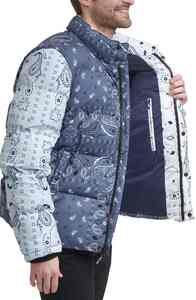 Veste matelassée d'hiver brillante pour homme sur mesure, nouvelle mode, streetwear, vêtements d'extérieur, vente en gros - Product Image 4