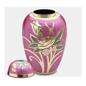 Cremation <b>Urn</b> For Human Ashes Affordable Quality Handcrafted Keepsake <b>Large</b> Funeral Memorial Brass Token Customized Adult <b>Urns</b> - Product Image 6