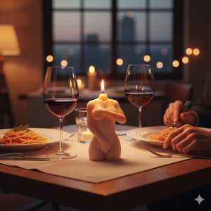 Bougie en forme de torse féminin en gros, prix bas, design créatif, sculpture humaine courbe pour la décoration de la maison et les cadeaux, prix de fabrication - Product Image 1