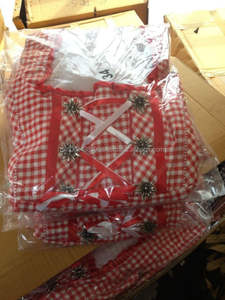 Dirndl traditionnels bavarois mi-longs, écologiques et naturels, au design lumineux, pour femmes - Product Image 5