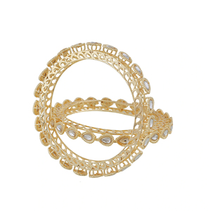 Nouveau design de bijoux pour femmes bracelets en métal modernes de la meilleure qualité pour les fêtes en grande quantité du fournisseur indien - Product Image 1