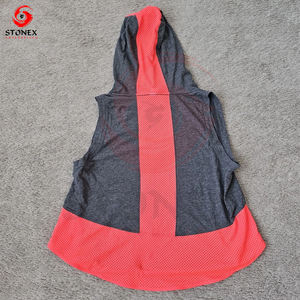 Workout Hooded Tank Tops Sports Bodybuilding Stringer Pocket Muscle Men's Sleeveless <b>Gym</b> <b>Hoodies</b> - Product Image 2