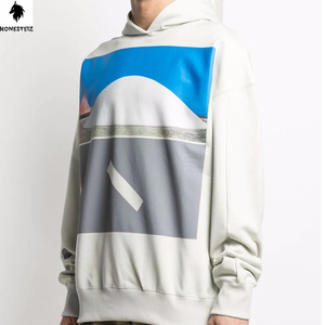 เสื้อฮู้ดแบบสวมหัวน้ำหนักเบาเสื้อสเวตเชิ้ตสำหรับผู้ชายผ้าฝ้ายโพลีเอสเตอร์ผ้าเทอร์รี่ลำลองผ้าหนาทึบออกแบบได้ตามต้องการสำหรับ100% - Product Image 2