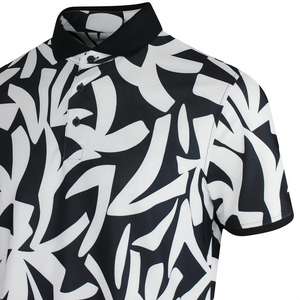 SAMAVIA elegante sólido Jersey impreso para camisa para hombres de talla grande transpirable algodón tejido Casual - Product Image 3