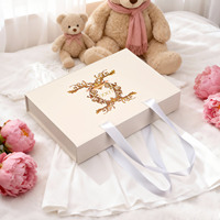 Boîtes cadeaux en papier satiné populaires en gros, emballage en carton, boîte à vêtements personnalisée, boîte à perruque pliable magnétique rose, boîtes d'emballage de luxe