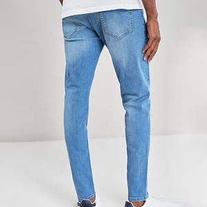 <b>Men's</b> High Street <b>Overalls</b> Jeans Wholesale Fashion Classic <b>Denim</b> Breathable Custom Logo Lightweight - Product Image 3