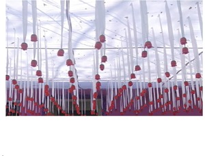 ริบบิ้นผ้าสำหรับเต็นท์กลางแจ้ง20x20ฟุตริบบิ้นผ้าสำหรับงานกิจกรรมเต็นท์กลางแจ้ง20x20ฟุตทนทานมีสไตล์ - Product Image 2