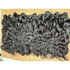 INDIEN HUMAIN NATUREL PROFOND BOUCÉS DONNÉ PAR LE SUD INDIEN JEUNE FILLE TEMPLE CHEVEUX ET EXTENSIONS - Product Image 5