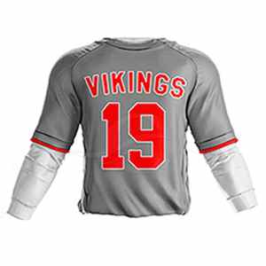 OEM เสื้อเบสบอลทีมลายทางสำหรับผู้ชายเครื่องแบบเบสบอลพิมพ์ซับลิเมชันตามสั่ง - Product Image 6