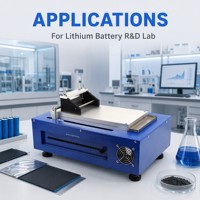 Machine de revêtement d'électrodes de batteries lithium-ion semi-automatique avec fonction de chauffage et pompe électrique en métal