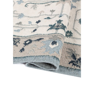 พรมขนสัตว์ทอมือลายดอกไม้แบบแบนสไตล์เบดูอิน รุ่น ADWL-23009 สำหรับใช้ในบ้าน - Product Image 2