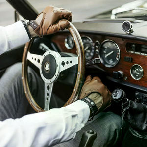 Gants de conduite en cuir respirant avec logo personnalisé de haute qualité prix de gros de mode personnalisée - Product Image 2