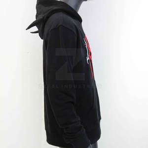 Ropa de calle de alto fabricante Basics 100% algodón polar bordado invierno Casual logotipo personalizado hombres sudaderas con capucha - Product Image 5