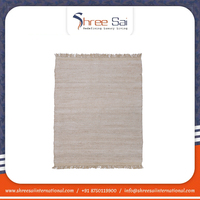 Sortie d'usine ensembles de tapis en fibre de jute de haute qualité personnalisé nouveau design tapis de jute brodé écologique approvisionnement en vrac en coton