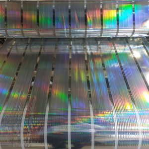 Wholesale Holographic Adhesive Sticker PET Material Seamless Rainbow Pattern High Gloss Effect Decorative Packaging <b>Lamination</b> - Product Image 2