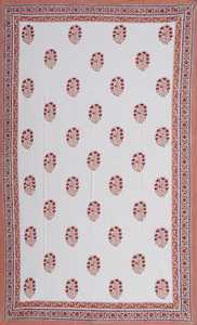 Indian Block Print Tablecloth Floral <b>Table</b> <b>Cloth</b> Pure Cotton <b>Table</b> <b>Cover</b> Handmade <b>Table</b> Linen Farmhouse Party Wedding Home Decor - Product Image 2