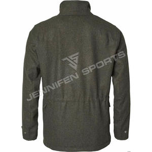 Veste de chasse personnalisée, chauffante, respirante, légère, thermique, 100% laine, pour homme, pour la chasse en plein air, l'hiver, le safari, la randonnée - Product Image 2