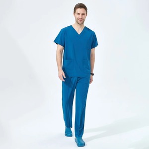 Vente en gros d'uniformes hospitaliers Gommage médical Blouses médicales Infirmière à la mode Manches longues Costume de travail Uniforme chirurgical Femmes - Product Image 4