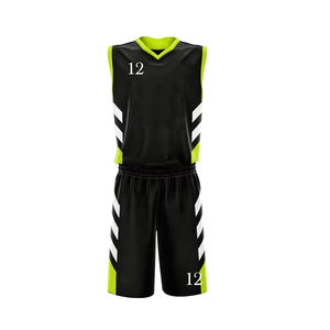 Uniforme de basket-ball professionnel personnalisable Maillot et short en tissu respirant imprimé par sublimation pour les équipes et les joueurs - Product Image 5