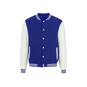 Custom High Quality Men's Bomber Varsity Jacket Leisure Style Printed Zipper Plus Size <b>Winter</b> Embroidery <b>Decoration</b> Anti-Pilling - Product Image 3