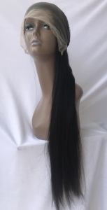 วิกผม100% แท้28 "13x4 HD, วิกผมตรงจากธรรมชาติขนาด13x4ความละเอียดของอินเดีย - Product Image 5