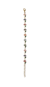 Bracelet en acier inoxydable plaqué zircon DAFNI BIG PAZAR - Cadeau tendance - Product Image 2