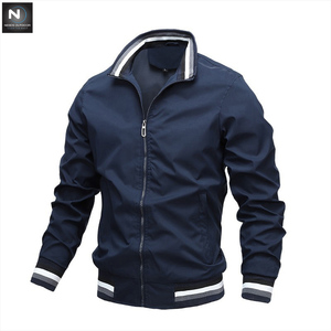 Chaqueta Bomber de nailon con Logo personalizado para hombre, chaqueta acolchada e informal para invierno, cálida, con cremallera, Reversible, De satén - Product Image 6
