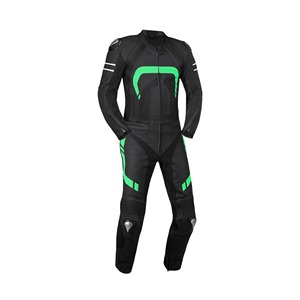 เสื้อแจ็กเก็ตแข่งรถมอเตอร์ไซด์ของผู้ชายหนังแท้ชุดป้องกันสำหรับทีมแข่งรถ - Product Image 4