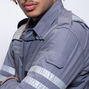 ชุดคลุมแบบมองเห็นได้ชัดเจน ออกแบบมาเพื่อการสวมใส่ระยะยาว ชุดคลุมแบบมองเห็นได้ชัดเจน ตะเข็บทนทาน ใช้งานได้เชื่อถือได้ ชุดคลุมแบบมองเห็นได้ชัดเจนสำหรับงานอุตสาหกรรม - Product Image 5