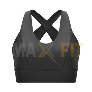 Soutien-gorge de sport sans couture à fort impact personnalisé pour femme 2026, haut de fitness push-up pour le yoga, grandes tailles - Product Image 1