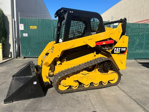CAT 259D Skid Steer Loader with Compact Front Bucket <b>Engine</b> Motor Gearbox for Construction Tasks - Product Image 6