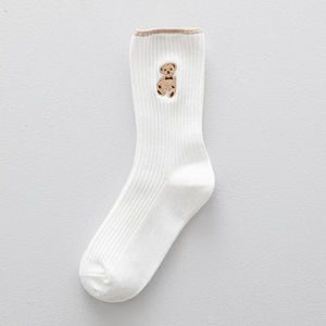 Chaussettes d'hiver pour femmes, personnalisables, à double aiguille, épaisses, hautes jusqu'au genou, antibactériennes, respirantes - Product Image 2