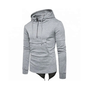 Basicscotton mélangé hommes mode vêtements de rue vêtements décontractés sweat personnalisé gym hommes fitness course sport entraînement sweats à capuche - Product Image 5