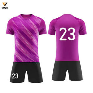Camiseta de fútbol deportiva personalizada para hombre, conjunto de uniforme de fútbol, kit completo de poliéster transpirable con logotipo impreso - Product Image 5